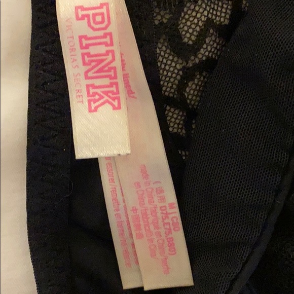 PINK black lace bra - Picture 3 of 4